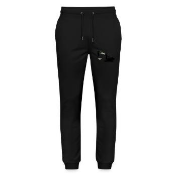 excavatrice - Pantalon de jogging bio MOVER Stanley/Stella unisexe - noir - Devant - Marisol (170cm) & Nik (191cm)