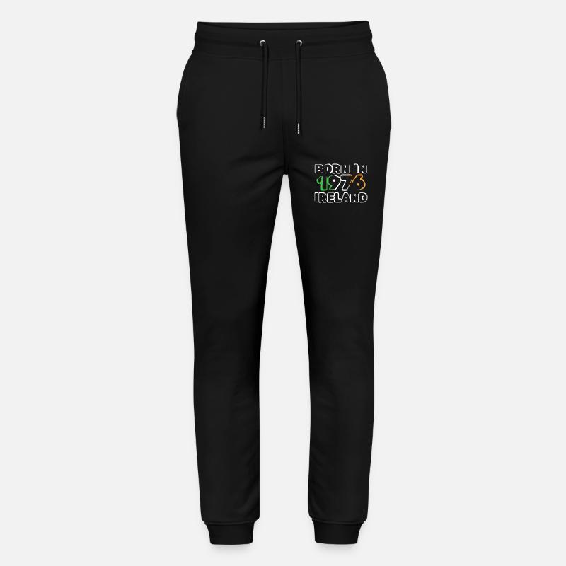 Irlande 1976 - Pantalon de jogging bio MOVER Stanley/Stella unisexe - noir