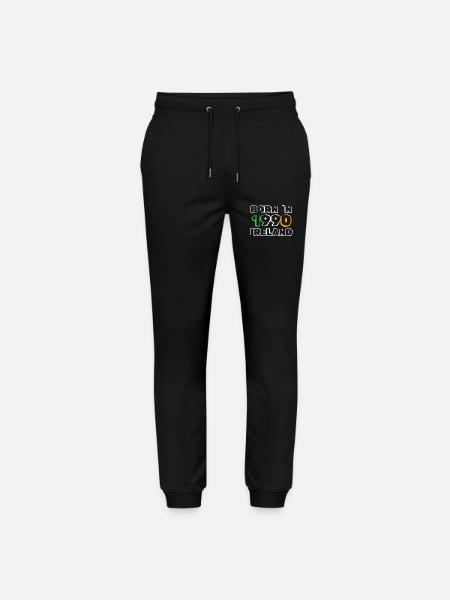 Ireland 1990 - Stanley/Stella Mover Unisex Organic Jogging Trousers - black