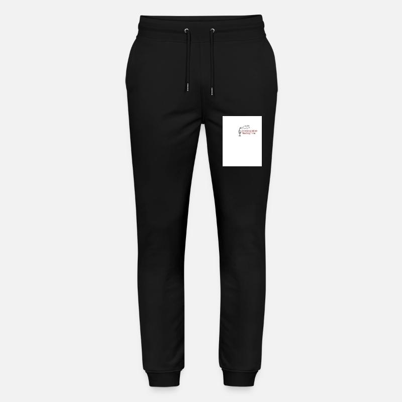 Drinking Wine feeling Fine - Stanley/Stella Unisex Bio Jogginghose Mover  - Schwarz