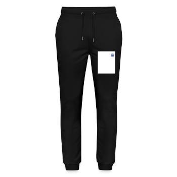 VOERO 1 - Pantalon de jogging bio MOVER Stanley/Stella unisexe - noir - Devant - Marisol (170cm) & Nik (191cm)