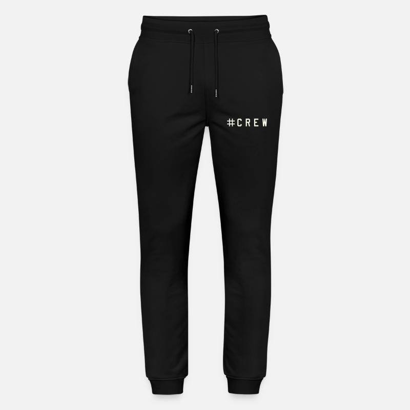 Crew - Stanley/Stella Unisex Bio Jogginghose Mover  - Schwarz