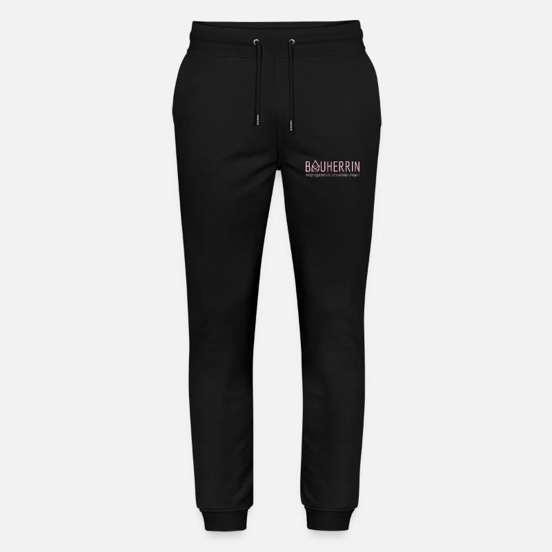 bauherrin ansprechpartnerin - Stanley/Stella Unisex Bio Jogginghose Mover  - Schwarz