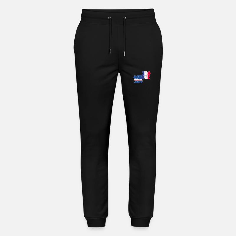 Cap-Vert France Drapeau Cap-Vert français - Pantalon de jogging bio MOVER Stanley/Stella unisexe - noir