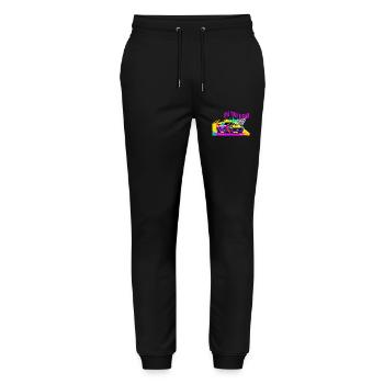 live your dreams - Stanley/Stella Unisex Bio Jogginghose Mover  - Schwarz - Vorne - Marisol (170cm) & Nik (191cm)