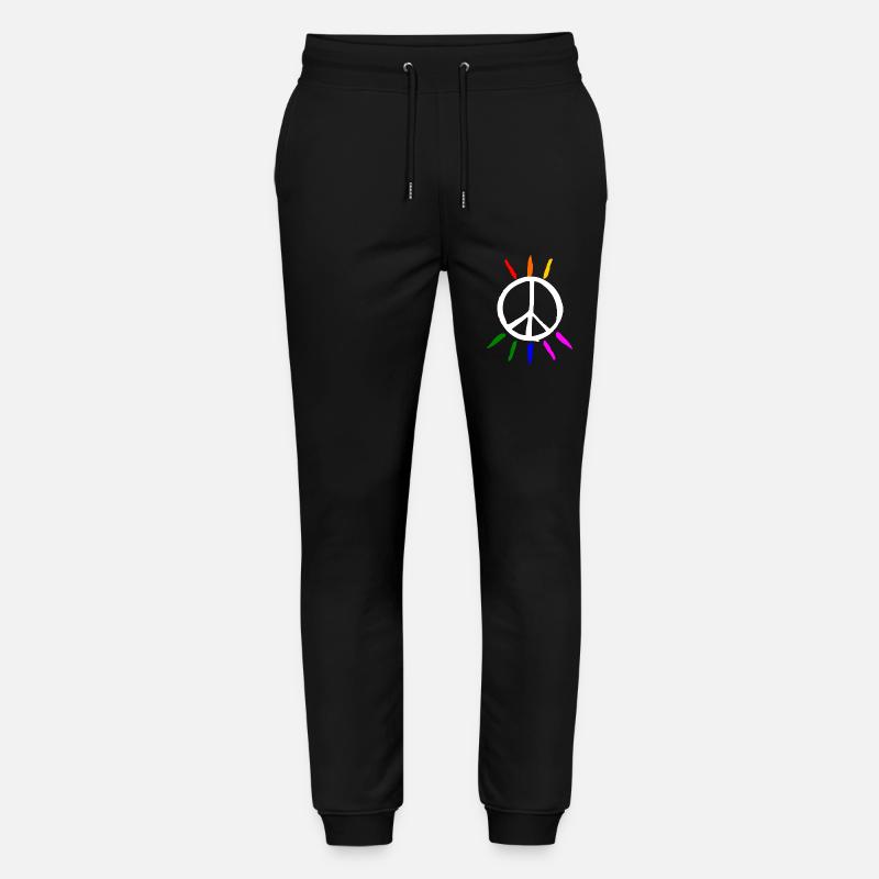 Peace - Stanley/Stella Unisex Bio Jogginghose Mover  - Schwarz