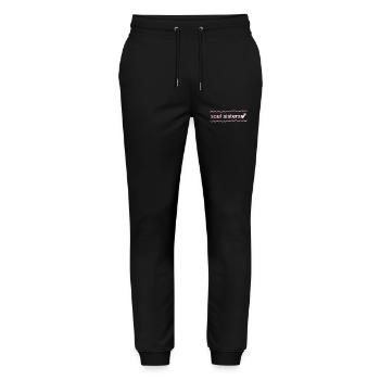Soul Sisters - Stanley/Stella Mover Unisex Organic Jogging Trousers - black - Front - Marisol (170cm) & Nik (191cm)
