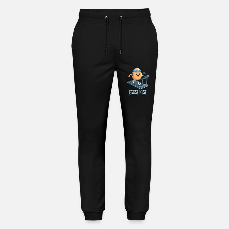 Eggsercise - Pantalon de jogging bio MOVER Stanley/Stella unisexe - noir