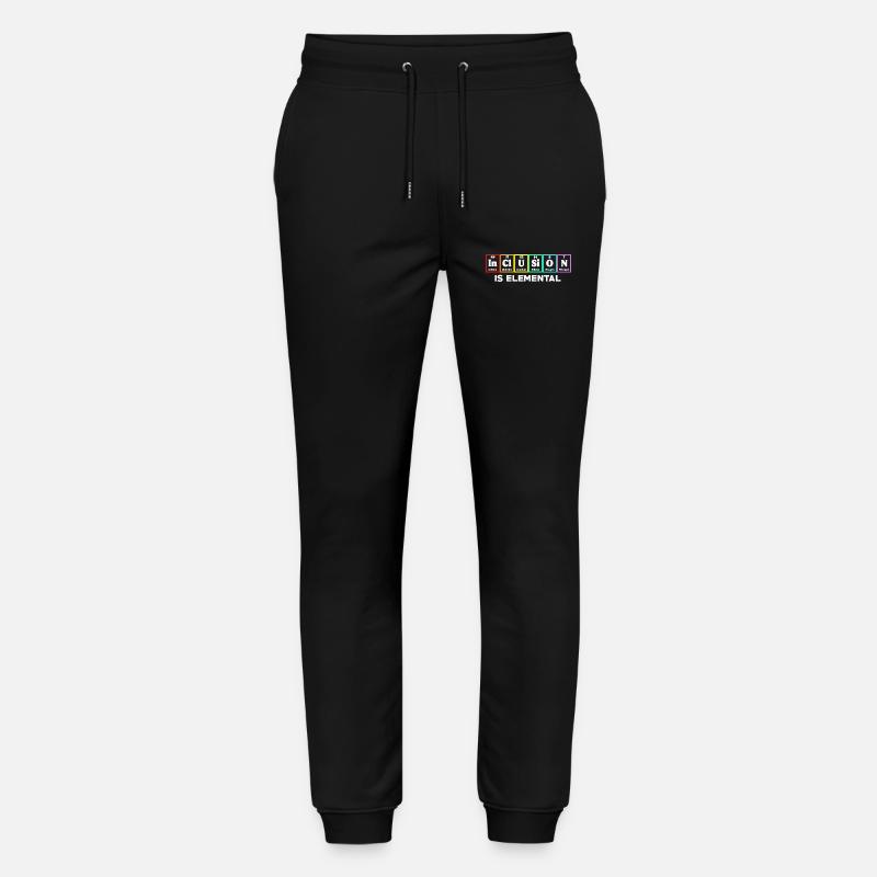 Inklusion ist elementar LGBT-Flagge Gay Pride Month - Stanley/Stella Unisex Bio Jogginghose Mover  - Schwarz
