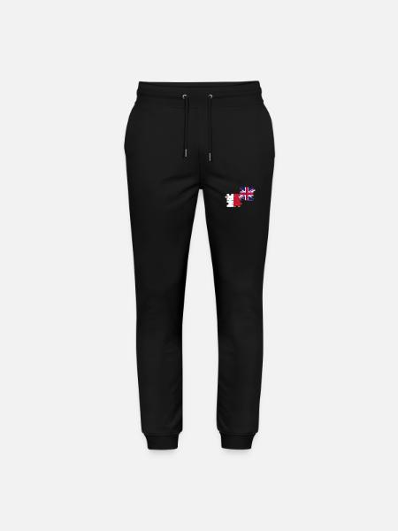 Malta UK Flag British Maltese - Stanley/Stella Mover Unisex Organic Jogging Trousers - black
