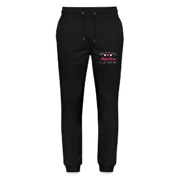 Proud to be Called MawMaw Custom - Stanley/Stella Unisex Bio Jogginghose Mover  - Schwarz - Vorne - Marisol (170cm) & Nik (191cm)