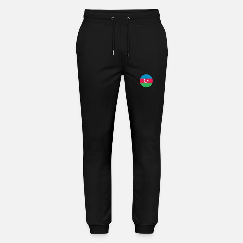 Aserbaidschan Aserbaidschanische Flagge - Stanley/Stella Unisex Bio Jogginghose Mover - Schwarz