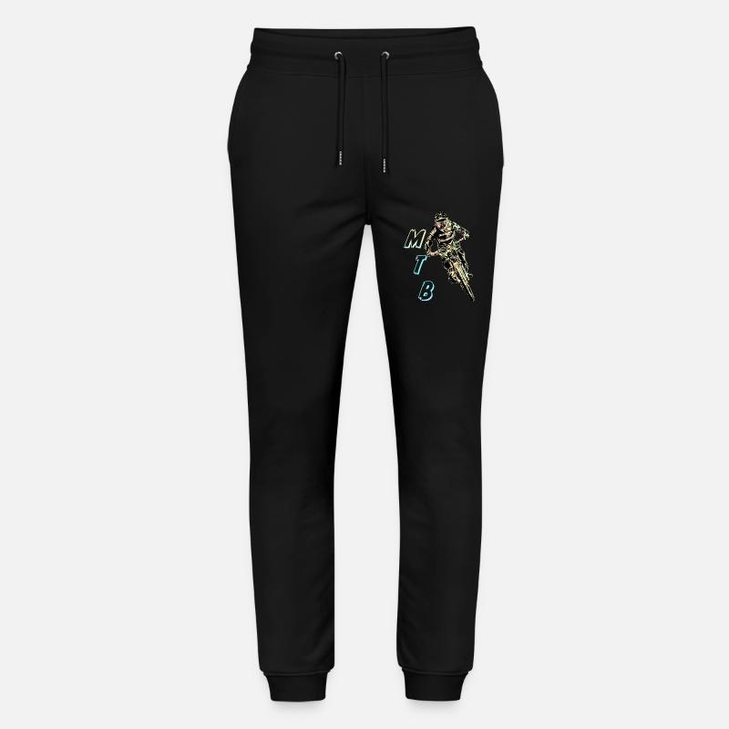 MTB-Abfahrt - Stanley/Stella Unisex Bio Jogginghose Mover  - Schwarz