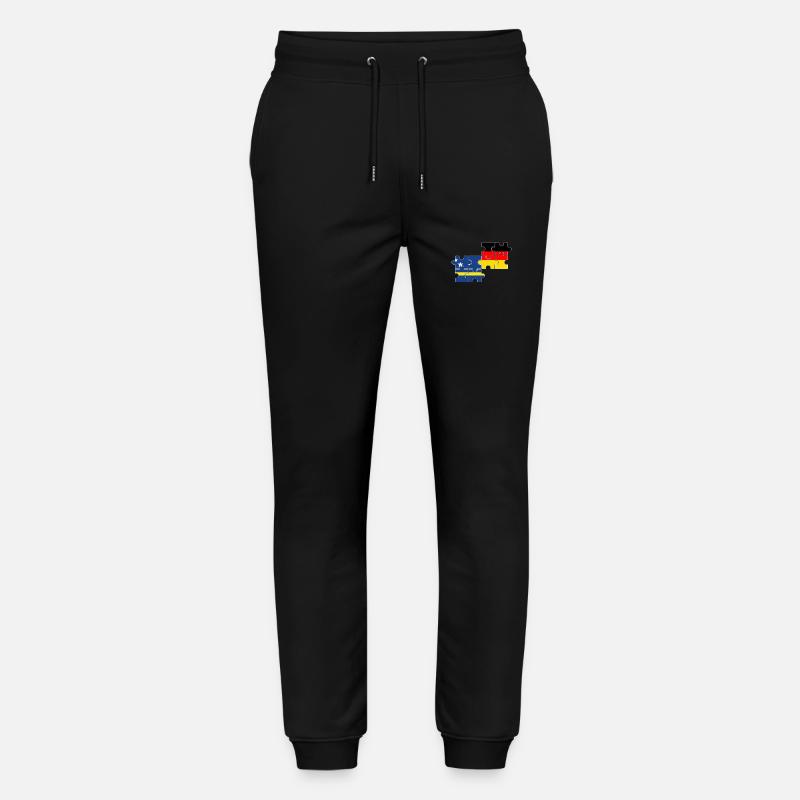 Curaçao Germany Flag - Stanley/Stella Mover Unisex Organic Jogging Trousers - black