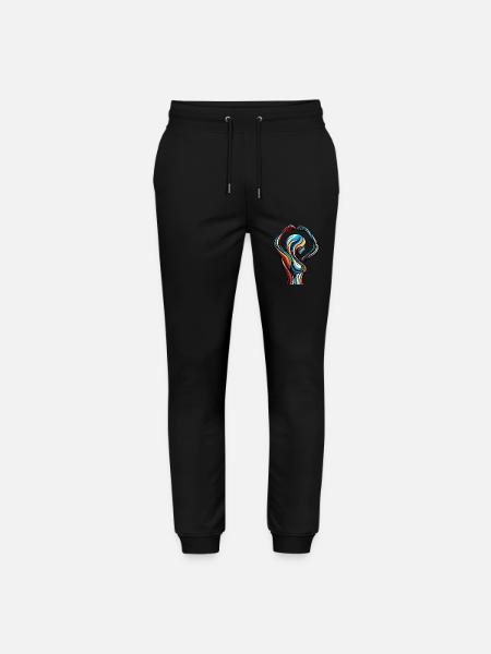 Bunte Frau - Stanley/Stella Unisex Bio Jogginghose Mover  - Schwarz