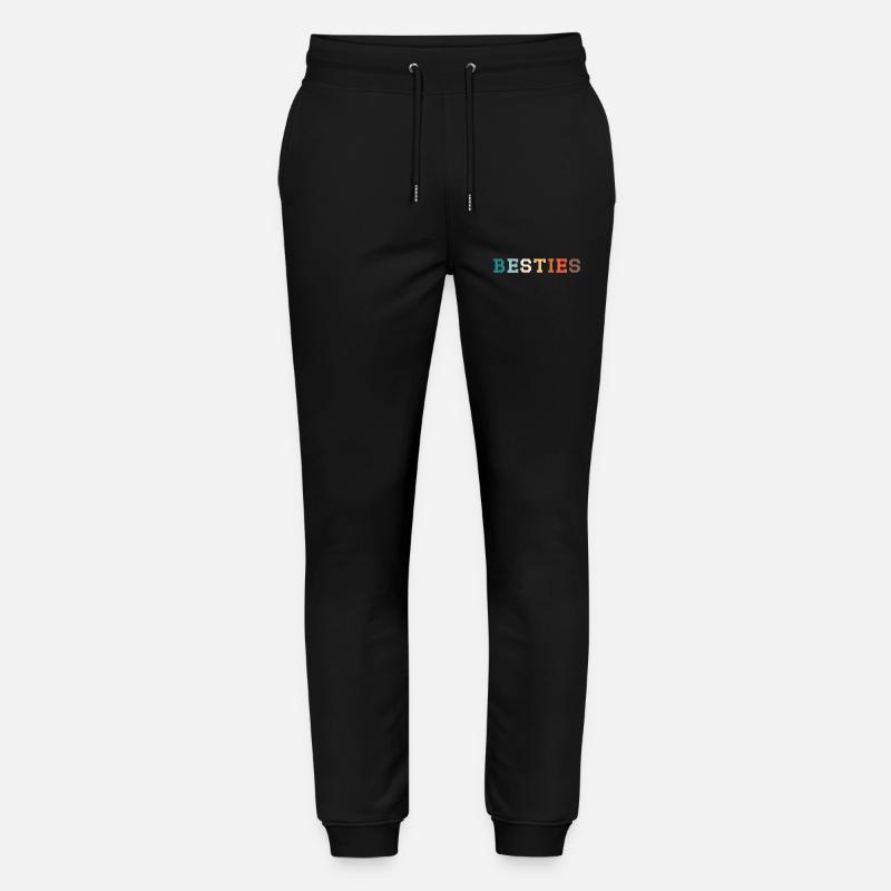 Besties - Stanley/Stella Unisex Bio Jogginghose Mover  - Schwarz