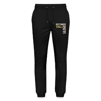 September 2011 - 13th Anniversary September 2011 - Stanley/Stella Mover Unisex Organic Jogging Trousers - black - Front - Marisol (170cm) & Nik (191cm)