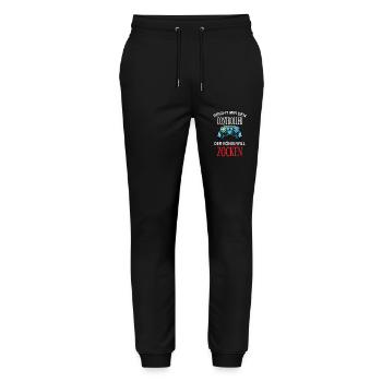 Zocken Controller Konsole ps Gamer T-Shirt - Stanley/Stella Unisex Bio Jogginghose Mover  - Schwarz - Vorne - Marisol (170cm) & Nik (191cm)