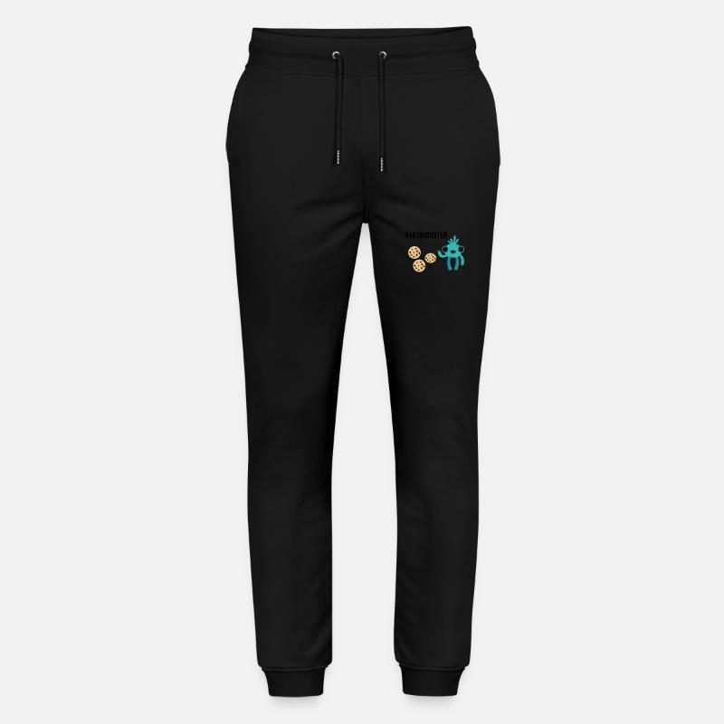 KEKSMONSTER Kekse - Stanley/Stella Unisex Bio Jogginghose Mover  - Schwarz