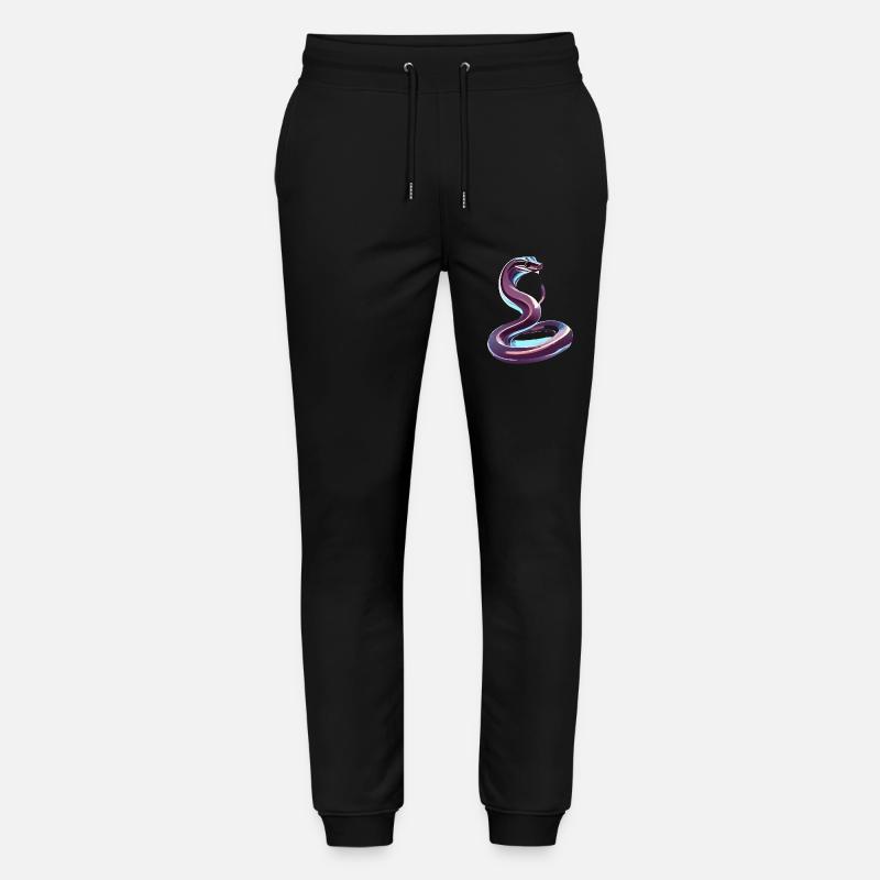 Serpent chromé - Pantalon de jogging bio MOVER Stanley/Stella unisexe - noir