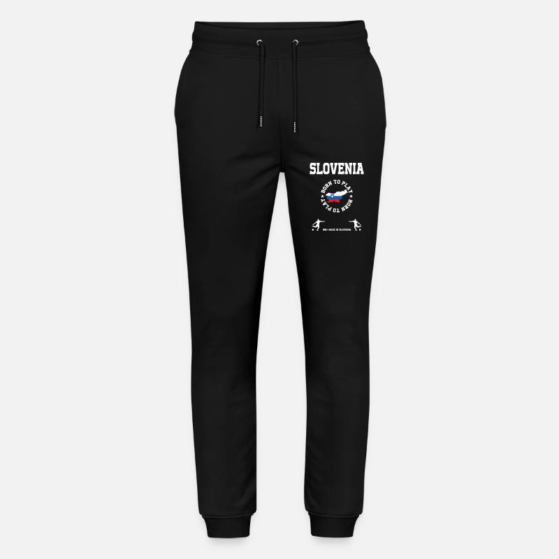 Slowenien - Stanley/Stella Unisex Bio Jogginghose Mover - Schwarz