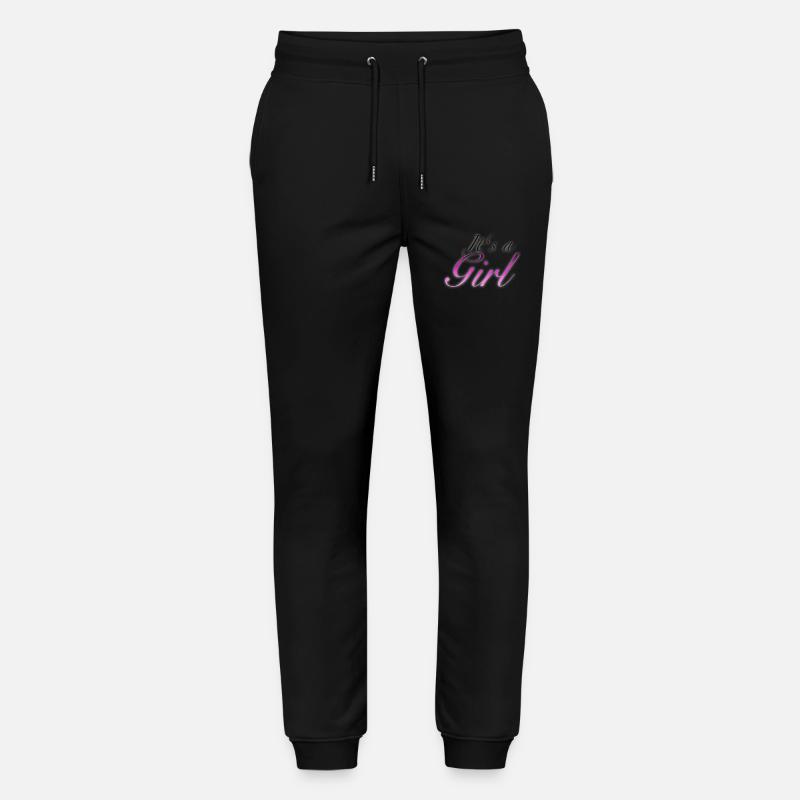 C’est une fille - Pantalon de jogging bio MOVER Stanley/Stella unisexe - noir