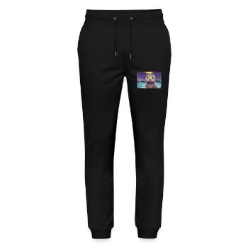 Otti Skyline - Stanley/Stella Unisex Bio Jogginghose Mover  - Schwarz - Vorne - Marisol (170cm) & Nik (191cm)