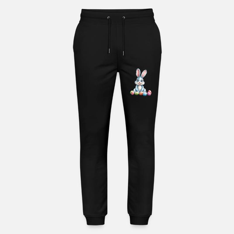 Lapin de Pâques - Pantalon de jogging bio MOVER Stanley/Stella unisexe - noir