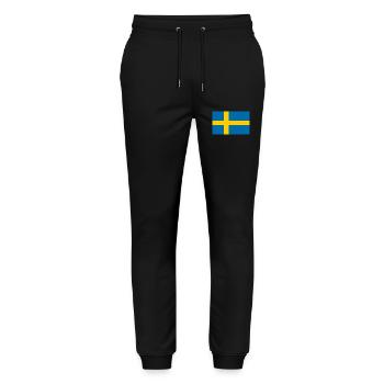 Sweden - Stanley/Stella Mover Unisex Organic Jogging Trousers - black - Front - Marisol (170cm) & Nik (191cm)