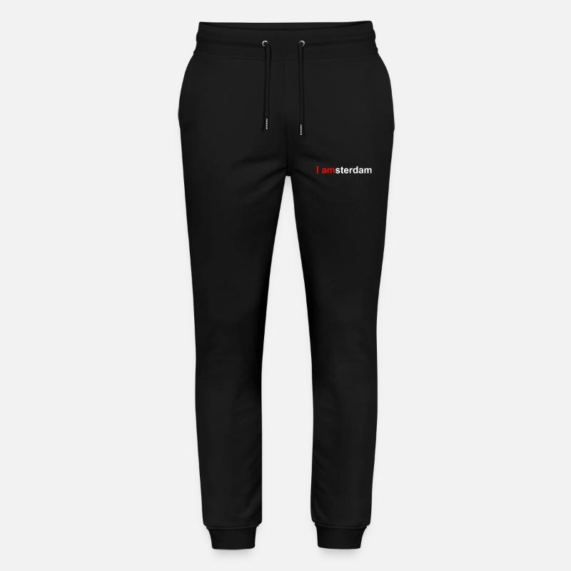 Je suis amsterdam - Pantalon de jogging bio MOVER Stanley/Stella unisexe - noir