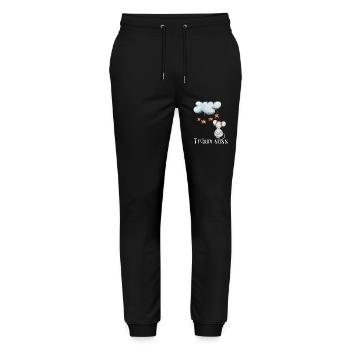 Gute Nacht Maus Nachthemd Schlafanzug Pyjama - Stanley/Stella Unisex Bio Jogginghose Mover  - Schwarz - Vorne - Marisol (170cm) & Nik (191cm)