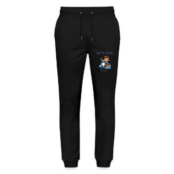 Scooter Boy - Stanley/Stella Mover Unisex Organic Jogging Trousers - black - Front - Marisol (170cm) & Nik (191cm)