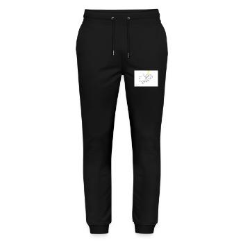Seelenleicht - Stanley/Stella Unisex Bio Jogginghose Mover  - Schwarz - Vorne - Marisol (170cm) & Nik (191cm)