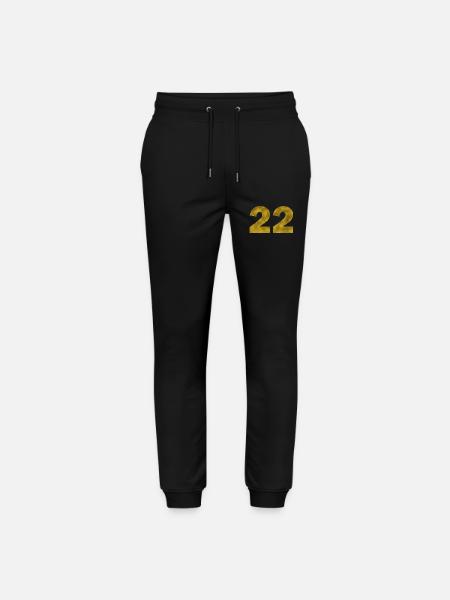 Birthday 22 years - Stanley/Stella Mover Unisex Organic Jogging Trousers - black