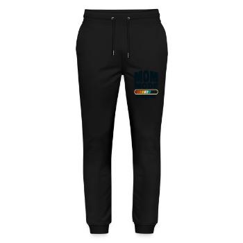Funny Mom Mode Loading Quote Best Mom Ever - Stanley/Stella Mover Unisex Organic Jogging Trousers - black - Front - Marisol (170cm) & Nik (191cm)