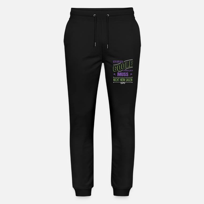 Dictons sympas Cool Oncle Trait - Pantalon de jogging bio MOVER Stanley/Stella unisexe - noir