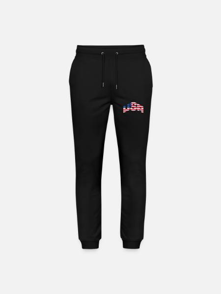 USA - Stanley/Stella Mover Unisex Organic Jogging Trousers - black