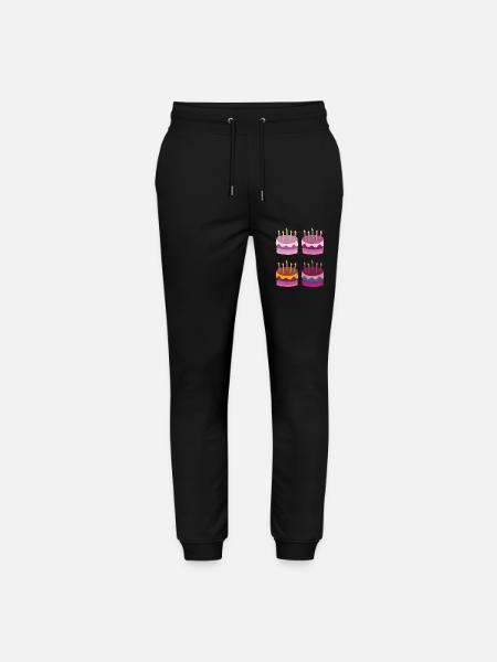 torte 4fach - Stanley/Stella Unisex Bio Jogginghose Mover - Schwarz