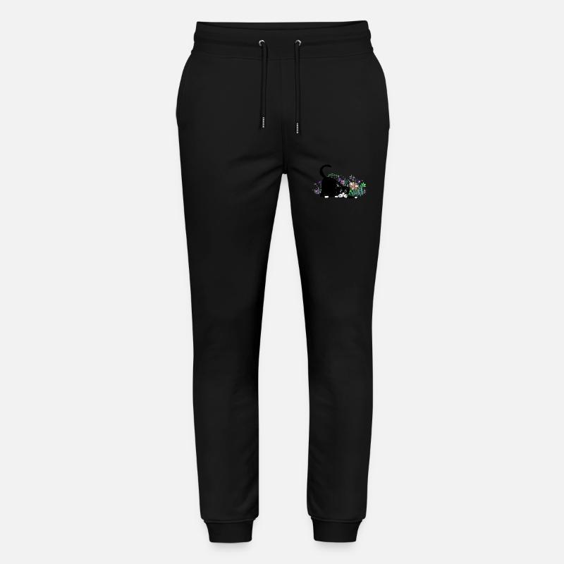 Katze - Stanley/Stella Unisex Bio Jogginghose Mover  - Schwarz