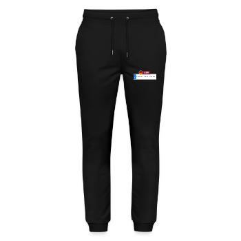 Secured Democratic 2.0 | Gift - Stanley/Stella Mover Unisex Organic Jogging Trousers - black - Front - Marisol (170cm) & Nik (191cm)