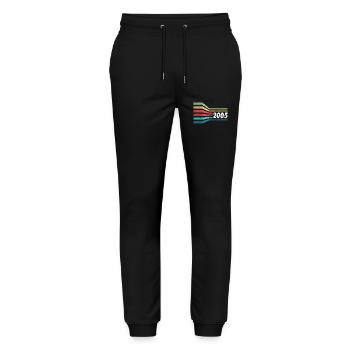 Vintage 2005 05 Geburtstag Retro Jahrgang Geschenk - Stanley/Stella Unisex Bio Jogginghose Mover  - Schwarz - Vorne - Marisol (170cm) & Nik (191cm)