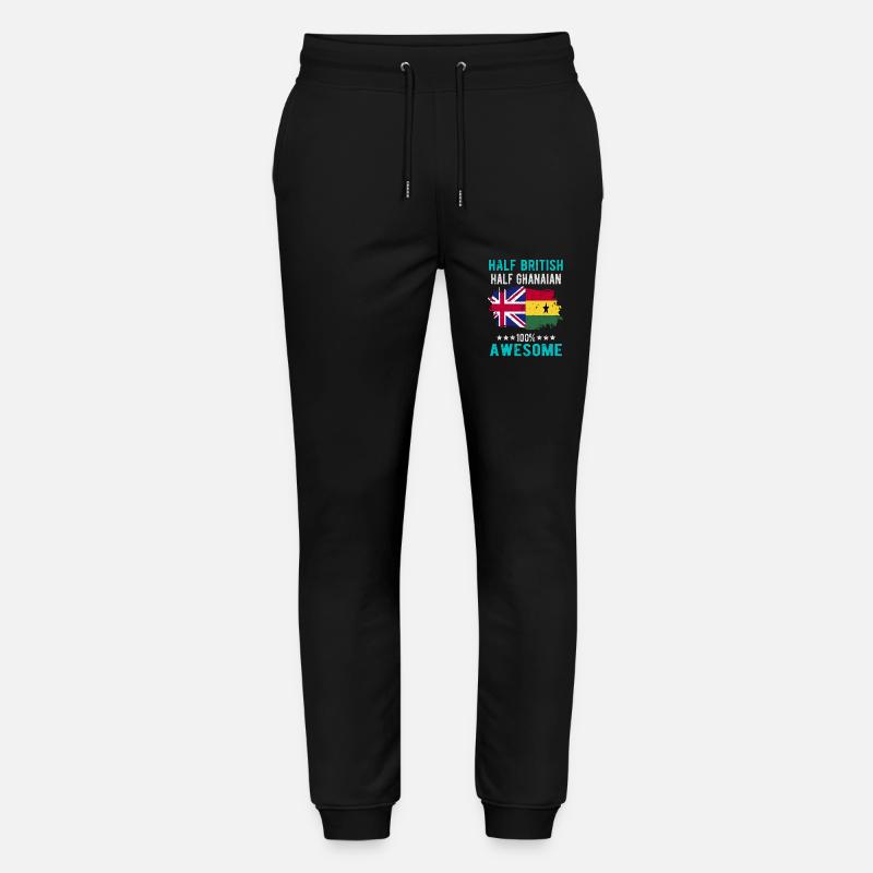 Moitié britannique moitié ghanese - Pantalon de jogging bio MOVER Stanley/Stella unisexe - noir