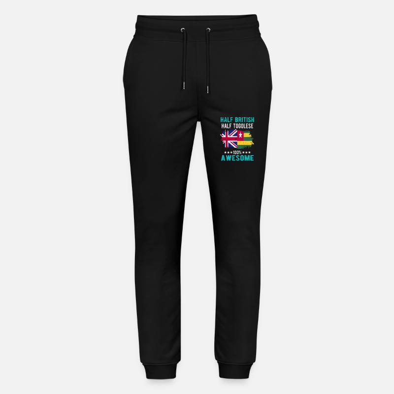 Moitié britannique moitié tongolese - Pantalon de jogging bio MOVER Stanley/Stella unisexe - noir