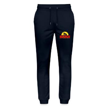 Bern - Stanley/Stella Mover Unisex Organic Jogging Trousers - navy - Front - Marisol (170cm) & Nik (191cm)