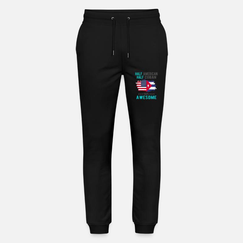 Moitié américain moitié cubain - Pantalon de jogging bio MOVER Stanley/Stella unisexe - noir