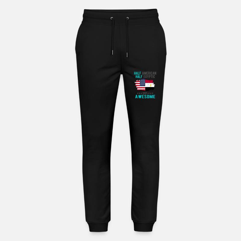 Moitié américain moitié égyptien - Pantalon de jogging bio MOVER Stanley/Stella unisexe - noir