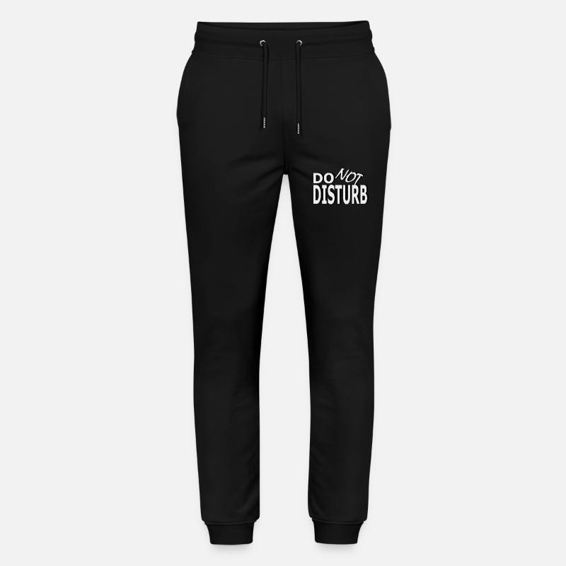 Message : Ne pas déranger - Pantalon de jogging bio MOVER Stanley/Stella unisexe - noir