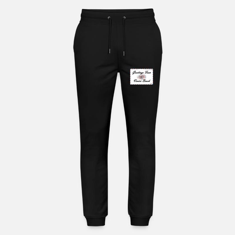 Venice Beach souvenir postcard - Stanley/Stella Mover Unisex Organic Jogging Trousers - black