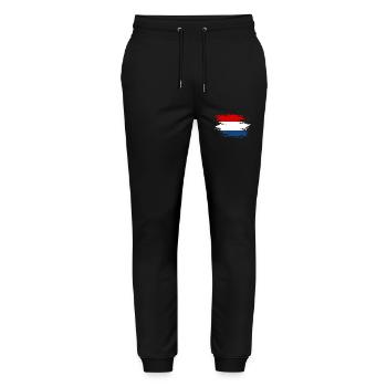 Holland flag used design - Stanley/Stella Mover Unisex Organic Jogging Trousers - black - Front - Marisol (170cm) & Nik (191cm)