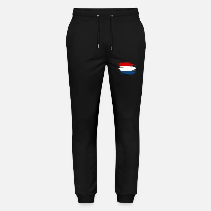 Drapeau hollandais utilisé design - Pantalon de jogging bio MOVER Stanley/Stella unisexe - noir